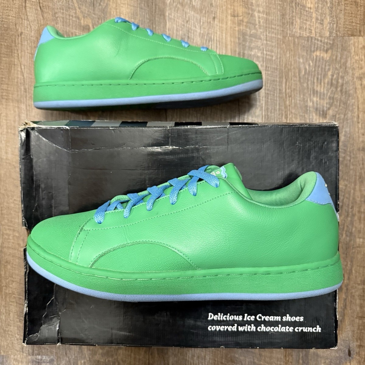 BBC Ice Cream x Reebok Board Flip 2 II Island Green Size 13