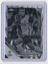 2021 Topps Chrome UEFA Black White Raywave Jordan Siebatcheu Rookie BSC Young