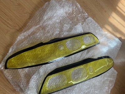 AUTOBLAZE HEADLIGHT COVERS FOR SKYLINE R32 CORNERS RARE BNR32  NISMO HKS GREDDY