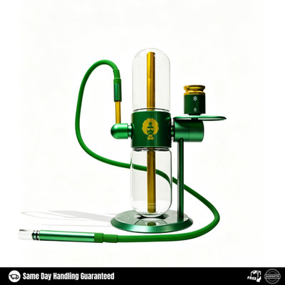 Gravity Hookah Bong Dr. Greenthumb's x Stündenglass Green Glass