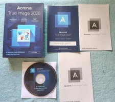 Acronis True Image 2020 For 1 Computer PC Backup Recovery Software w/ Disc, SN