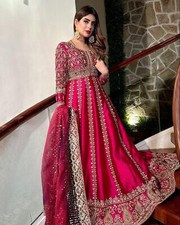 PARTY WEAR GOWN SALWAR KAMEEZ ANARKALI DRESS BOLLYWOOD PAKISTANI INDIAN WEDDING