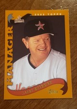 2002 Topps Baseball Card #286 Larry Dierker Manager 