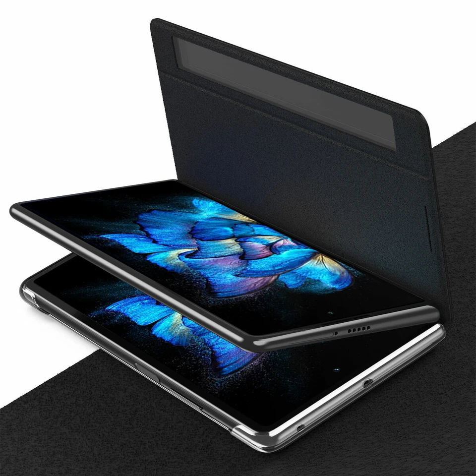 For vivo X Fold 5G, Luxury Business Smart View Flip Leather Stand Cover Case - Image 4 of 4