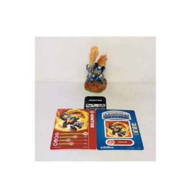 SKYLANDERS SPYRO'S ADVENTURE IGNITOR FIGURE TRADING CARD & STICKER SHEET w/ CODE