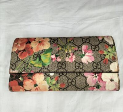 GUCCI Floral GG Blooms Long Wallet