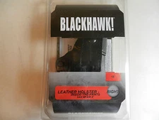 Blackhawk In The Pants Holster;  Black Leather;  S&W M&P 9, 40, 4";  420418BK-R