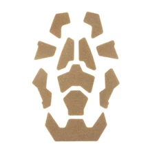 Brown Tactical Fast Helmet Magic Sticker Hook&Loop Fastener Sticky Sticker w