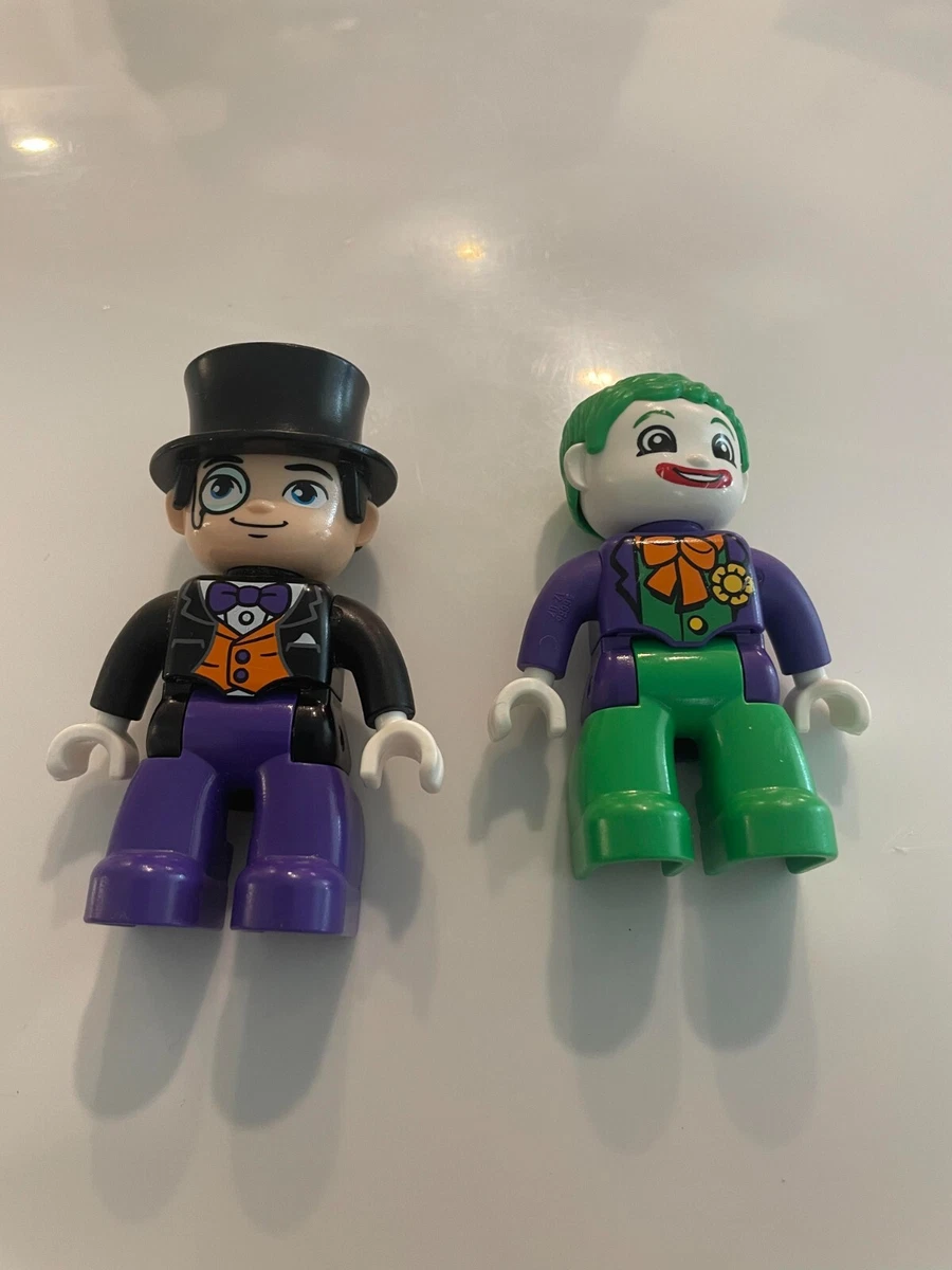 Lego Duplo Lot Of 2 Batman Figure Pieces DC Penguin Joker ONLY