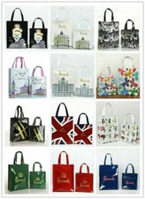 Borsa a tracolla donna PVC impermeabile shopping portaoggetti Harrods London