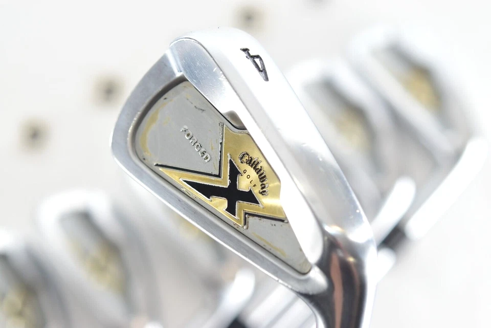 Callaway X FORGED 4-5-6-7-8-9-P PW RH Irons 7Pcs Memphis M10DB Iron Set 2007 - Image 3 of 4
