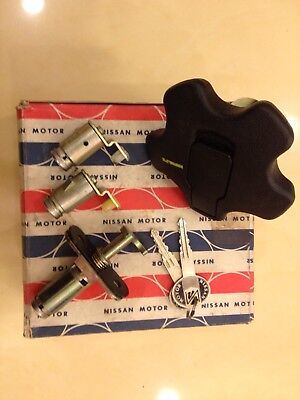 280ZX (S130) Nissan Datsun Original NOS Complete Door Lock Kit 