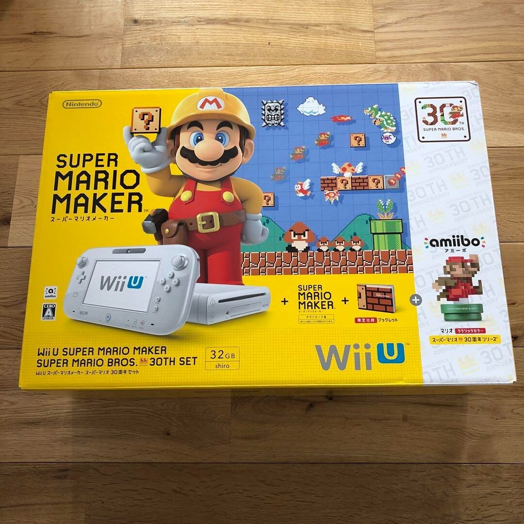 Nintendo Wii U Super Mario Maker the 30th Anniversary Set From