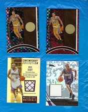 MIKE BIBBY GAME USED JERSEY LOT (4) TOPPS CONTEMPORARY RED + BOWMAN ELEVATIONS +
