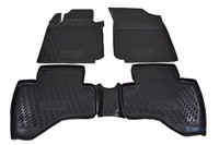 GummifußMatten Gummimatten 3D Passend FüR Toyota Aygo 2005-2014 4 Tlg