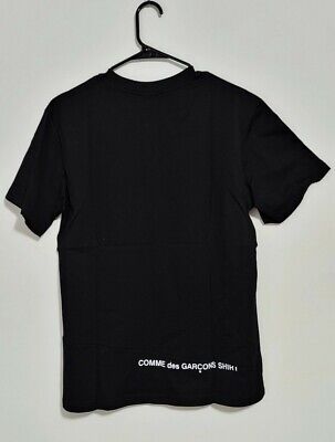 Supreme CDG Comme Des Garcons Shirt Split Box Logo Tee Black Supreme CDG Comme Des Garcons Shirt Split Box Logo Tee Black