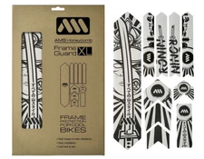 All Mountain Style AMS Honeycomb Frame Guard Protection Sticker Ronin/Black XL
