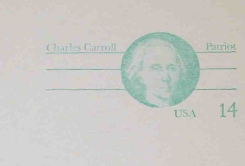 Scott #UX106 --- Charles Carroll, Patriot - Picture 2 of 2