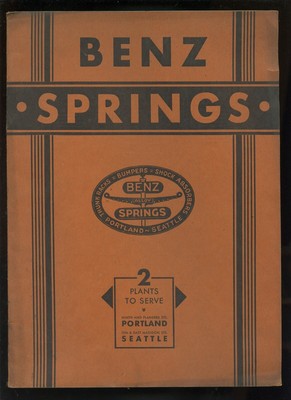 1920s BENZ SPRINGS Bumpers Shocks Model T Trunk Racks Catalog