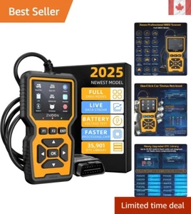 Professionnel OBDII Scanner - Lecteur de code moteur amélioré pour tous les véhicules