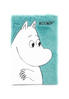 The Moomins flauschiger Notizbuch Notebook Plüsch Einband Tagebuch A5