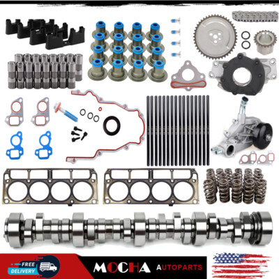 Camshafts lifters Kit +more for GM Chevy LS 4.8L 5.3L 6.0L Replaces Truck Norris