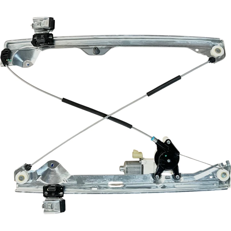 Regulador de ventana GM 07-2014 Chevy Silverado Sierra doble cabina trasero derecho con motor OEM Foto 3 de 4