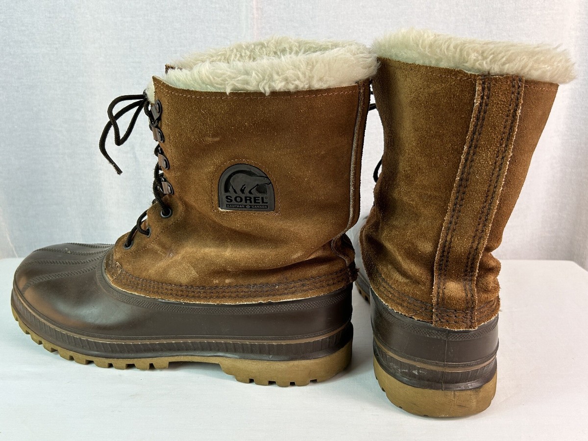 80s/90s - Sorels by Kaufman - Caribou Boots - Vibram Soles - Made in Canada Vintage Sorel Boots Men - Etsy UK main image 4