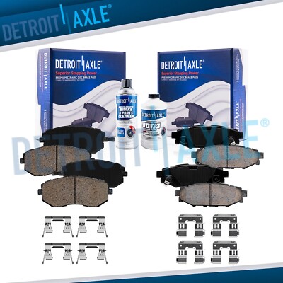 Front and Rear Ceramic Brake Pads for 2013 2014 2015 Subaru Forester