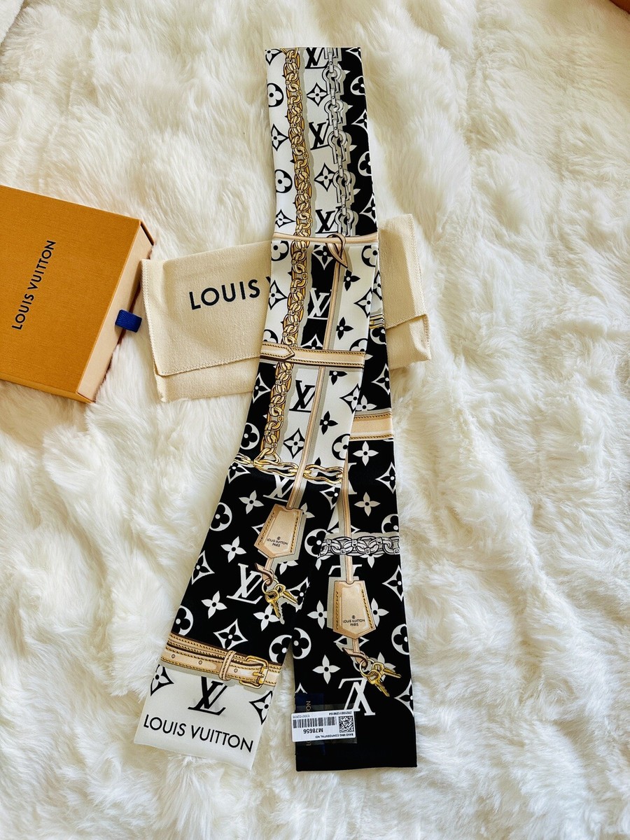 NIB Louis Vuitton M78656 Monogram Confidential bandeau Black White