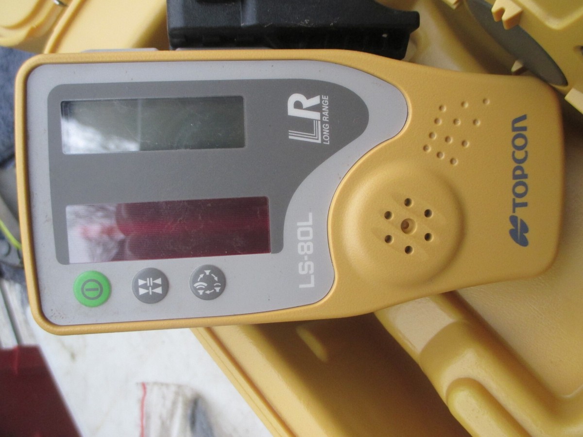 TOPCON RL-H5A Rotary Laser, LS-80L Receiver in case great
