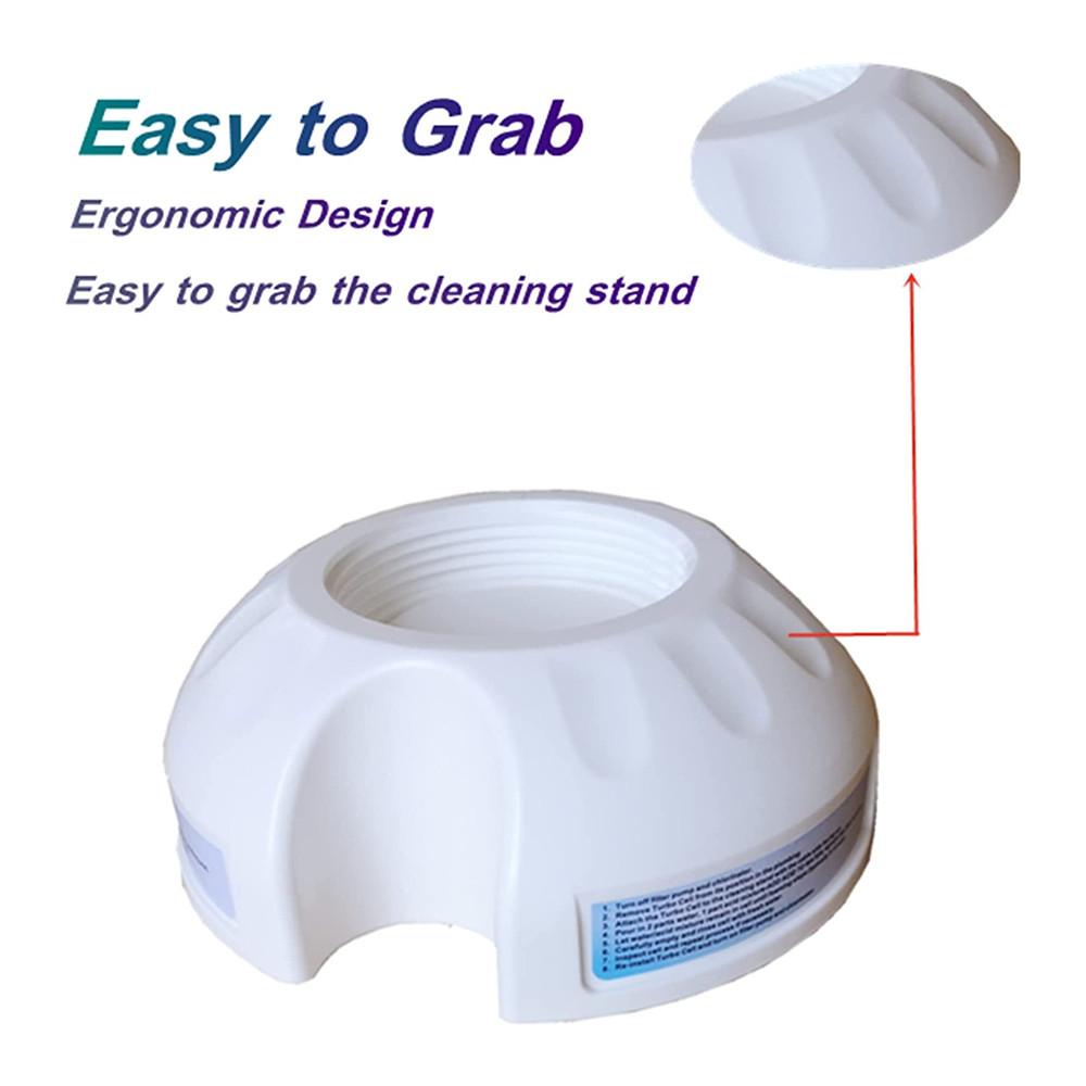 Pool Salt Cell Cleaning Stand Cap W/ O-ring For Hayward Turbo