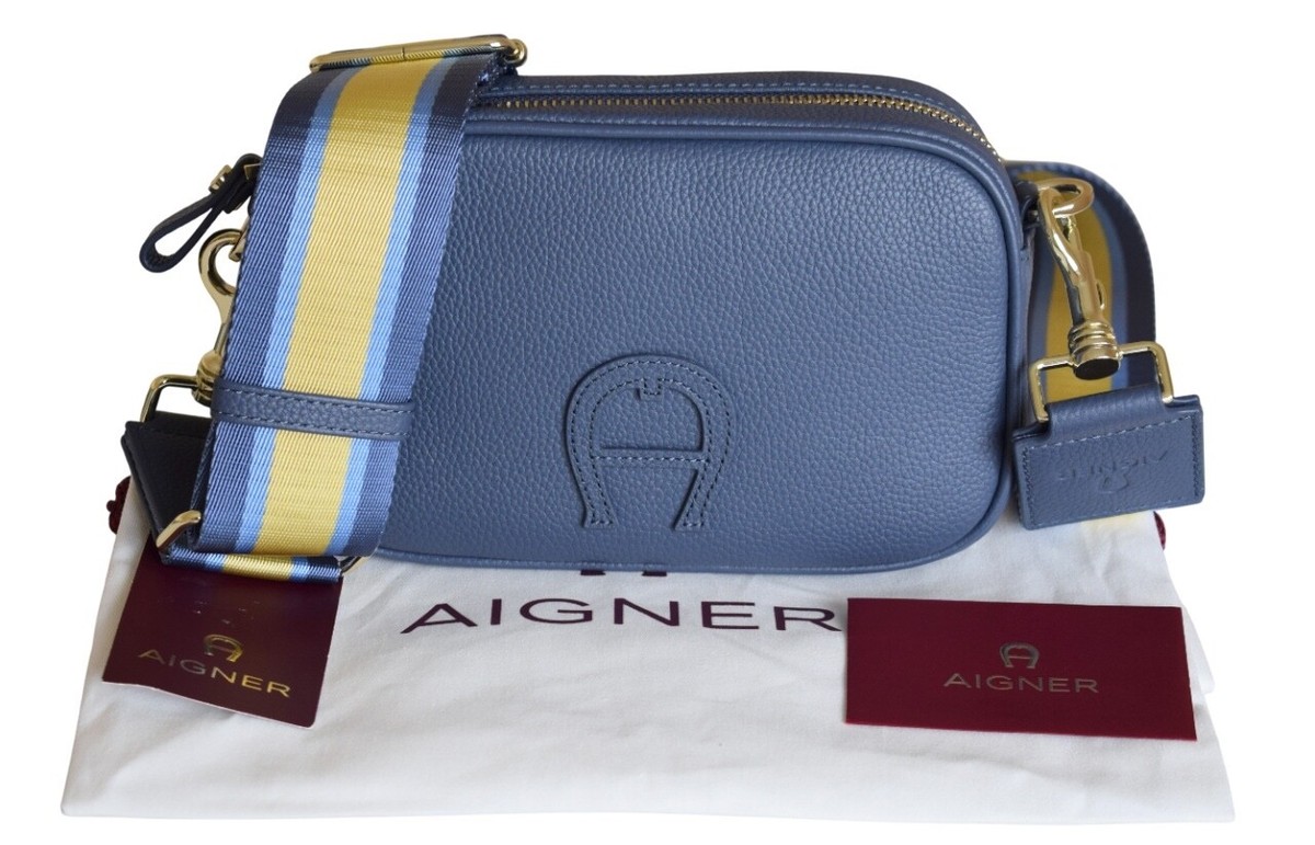 AIGNER Damen Umhängetasche Tasche Bag NORA Leder 13675650