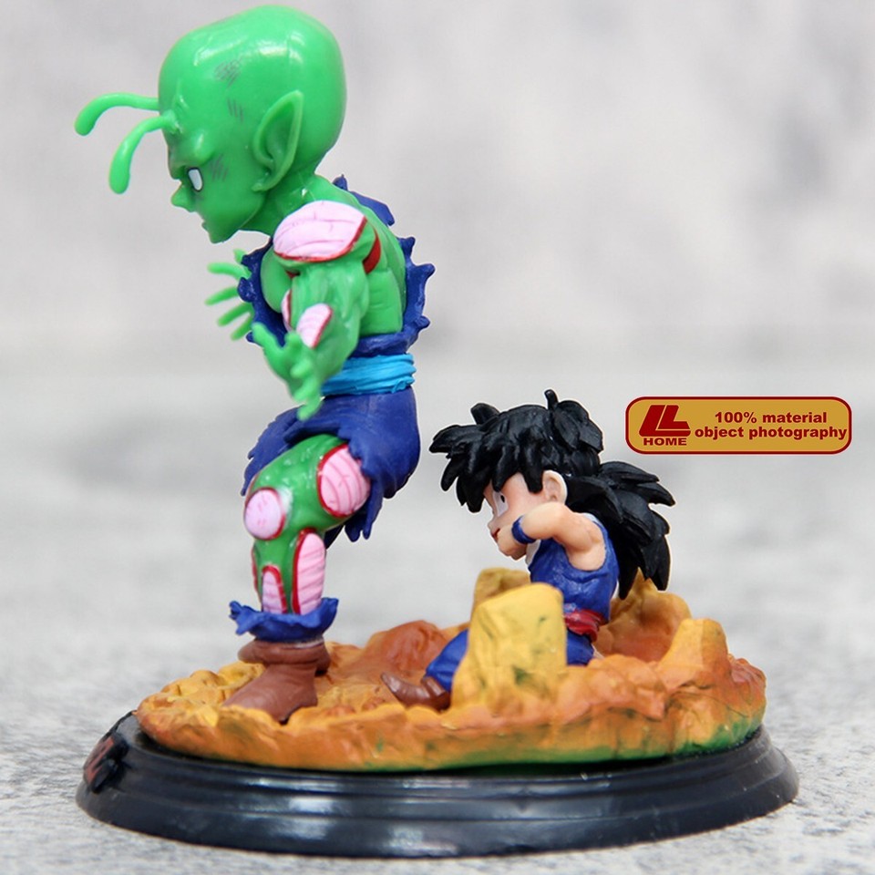 Anime Dragon Ball Z little Piccolo Protects Childhood Son Gohan Figure