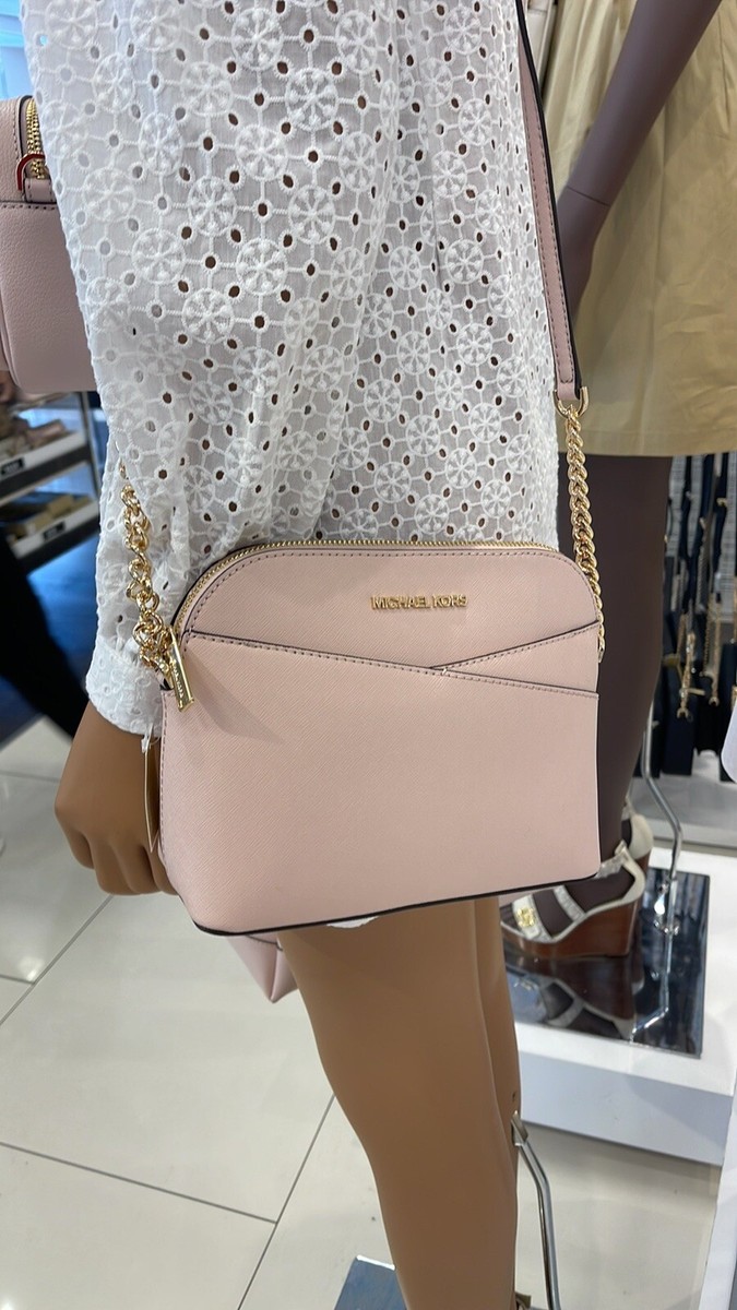 Michael Kors Jet Set Canvas Satchel Bag Medium - Vanilla Michael Kors Jet Set Canvas Satchel Bag Medium - Vanilla