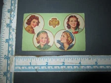 VINTAGE GIRL SCOUT - 1944 GIRL SCOUT ASSOCIATE MEMBERSHIP CARD