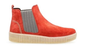 gabor red ankle boots