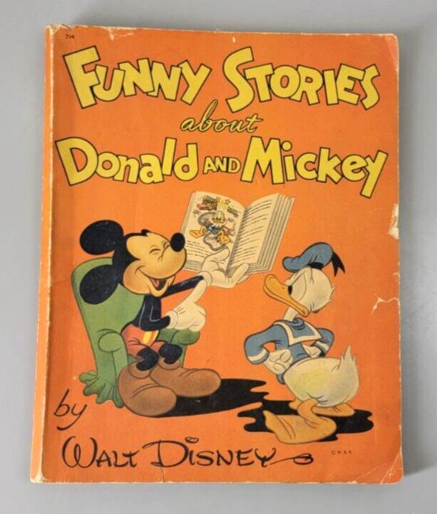Vintage Funny Stories About Donald and Mickey #714 1945 - Whitman