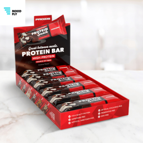 Prozis 12 x Protein Snack 30g Confezione da 12 Pezzi Barrette Proteiche  SenzaOGM | eBay