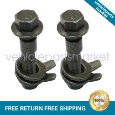2Kits Adjustable Camber Correction Alignment Kit Fits Front Wheels Cam Bolts