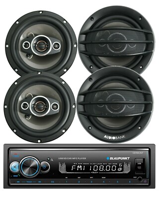Blaupunkt VERMONT 72  Bluetooth Receiver + 4x Audiobank AB-630 6.5'' Speakers