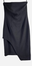 White House Black Market NWT sz0 Little Black Dress Slimming Strapless Cocktail 