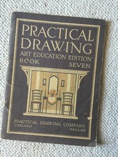 Vintage Practical Drawing Book 7 Art Education Edition rare