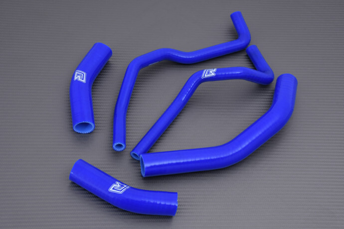 Durites radiateur bleu YAMAHA XSR700 en silicone de qualité supérieure