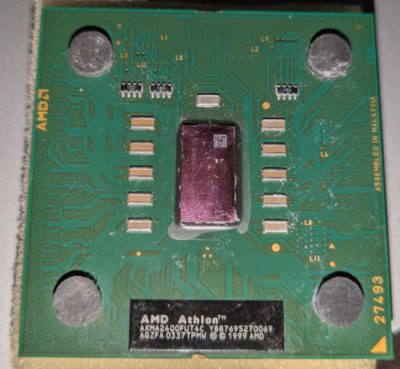 O microprocessador AMD Athlon XP de 2001 – MCC - Museu Capixaba do