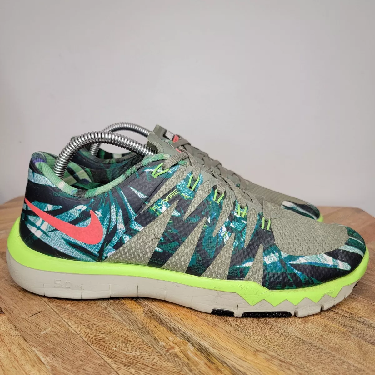 Nike Free 5.0 TR 723939 360 Flywire Camouflage Green Size 8 eBay