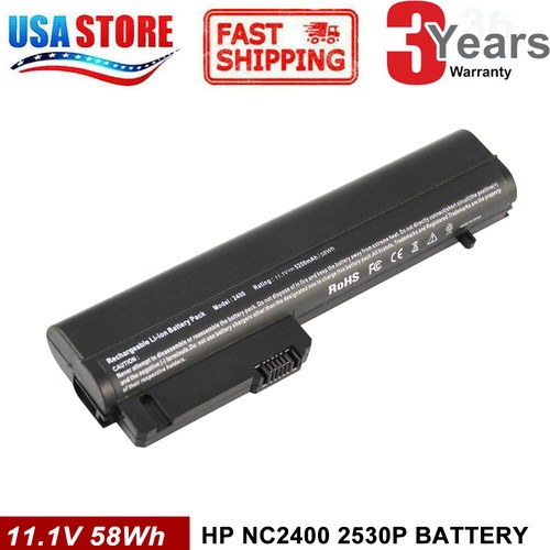 10.8V 5200mAh 6 Cellule MS06 MS06XL Batterie Compatible Avec HP EliteBook 2510p 2530p 2540p Nc2400 Nc2410 Series 492549-001 HSTNN-FB21 HSTNN-XB21 HSTNN-DB22 HSTNN-FB22 Ordinateur PC Portable