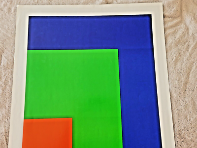 ELLSWORTH KELLY LITHOGRAPH POSTER RED GREEN BLUE 1964 WALKER ART