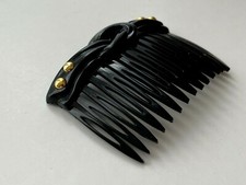 Barrette à Cheveux Vintage MEDICIS Paris - Damier Rouge/noir Années 80/90
