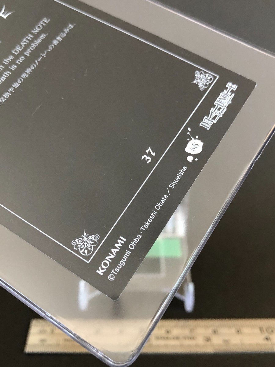 Death Note Trading Card #37 Japanese KONAMI Shueisya Japan Tsugumi